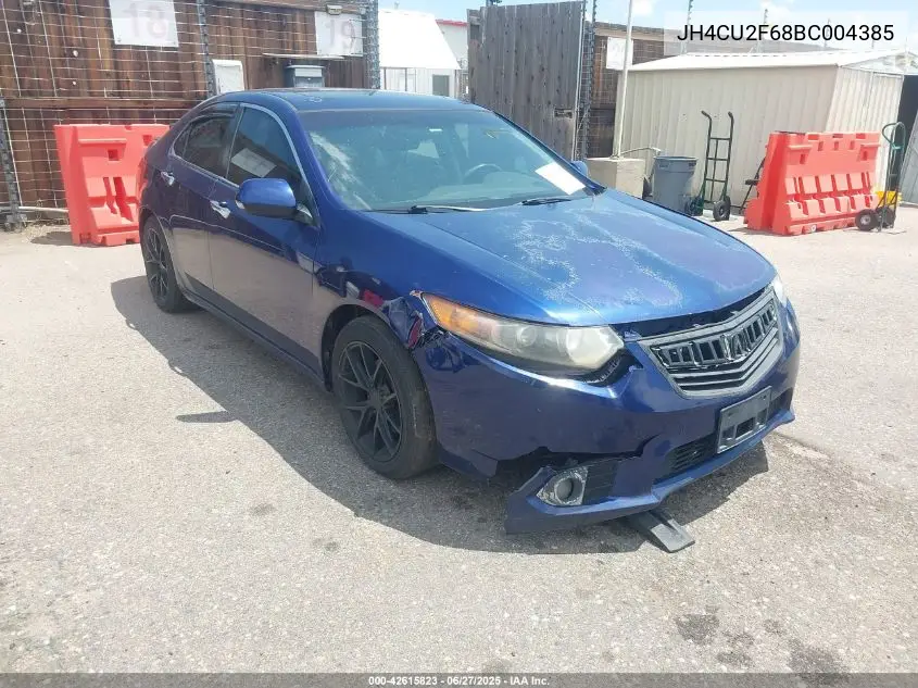 2011 Acura Tsx 2.4 VIN: JH4CU2F68BC004385 Lot: 42615823