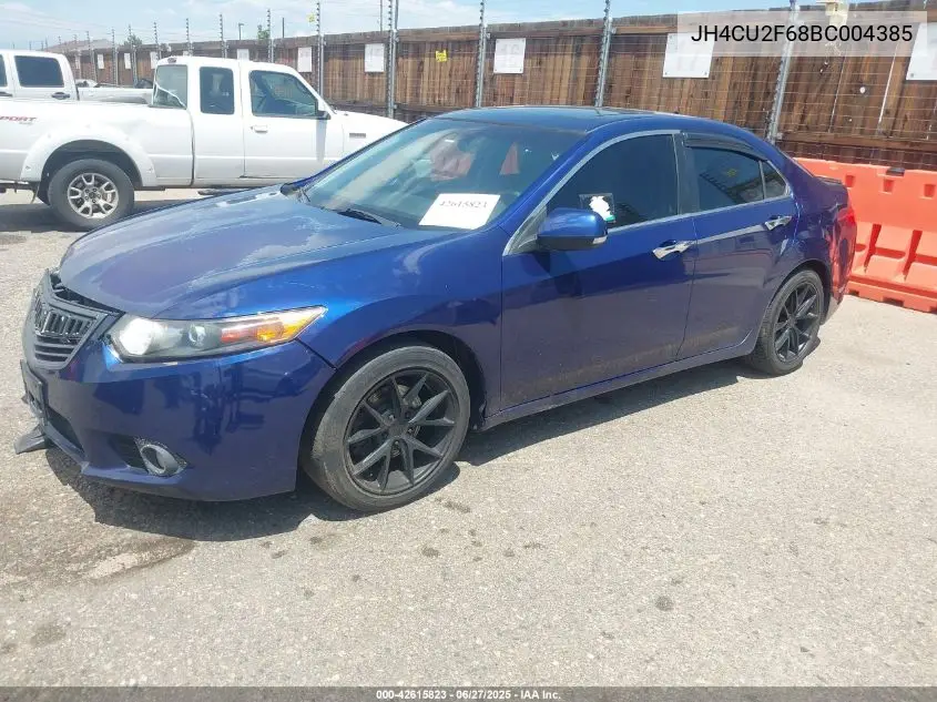 2011 Acura Tsx 2.4 VIN: JH4CU2F68BC004385 Lot: 42615823