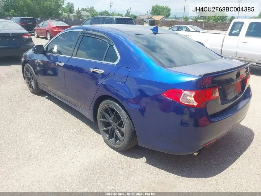 2011 Acura Tsx 2.4 VIN: JH4CU2F68BC004385 Lot: 42615823