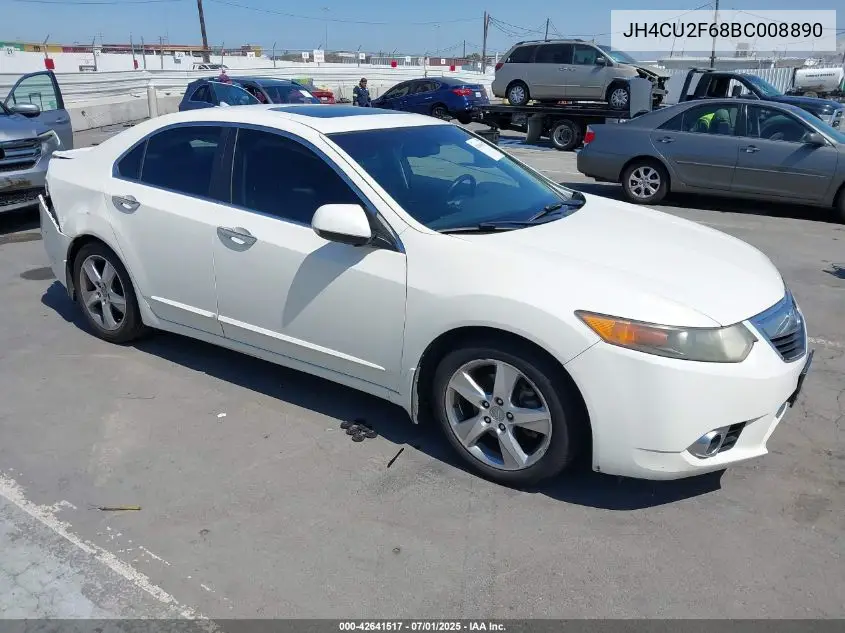 2011 Acura Tsx 2.4 VIN: JH4CU2F68BC008890 Lot: 42641517