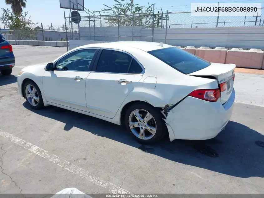 2011 Acura Tsx 2.4 VIN: JH4CU2F68BC008890 Lot: 42641517