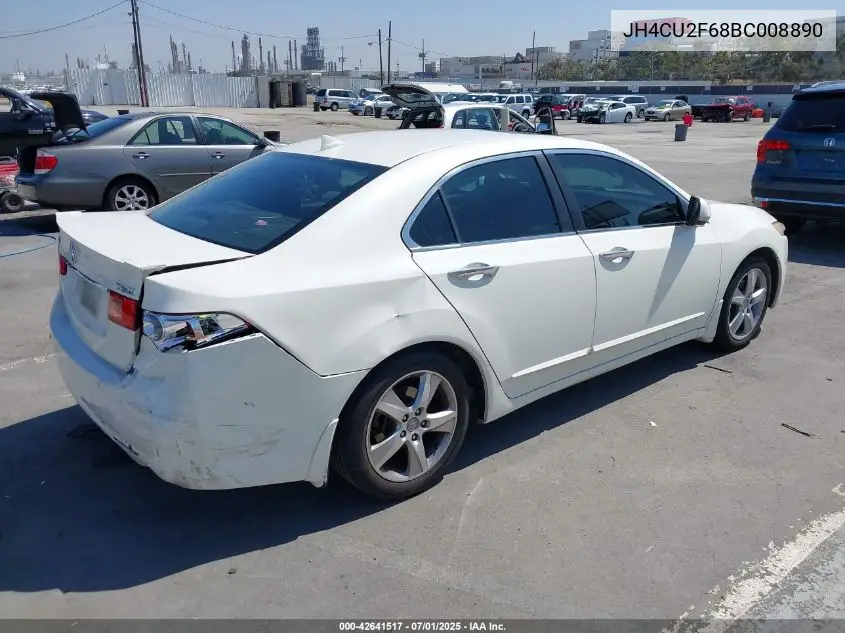 2011 Acura Tsx 2.4 VIN: JH4CU2F68BC008890 Lot: 42641517