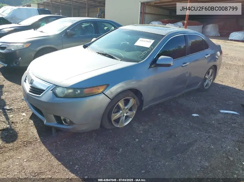 2011 Acura Tsx VIN: JH4CU2F60BC008799 Lot: 42647049