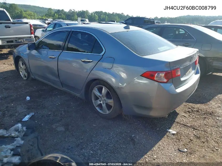 2011 Acura Tsx VIN: JH4CU2F60BC008799 Lot: 42647049