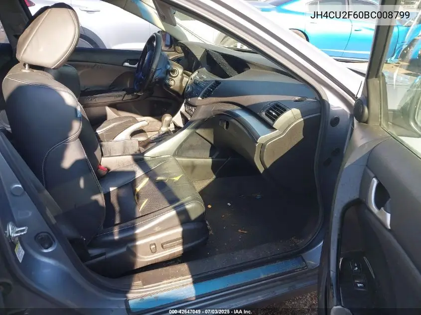 2011 Acura Tsx VIN: JH4CU2F60BC008799 Lot: 42647049
