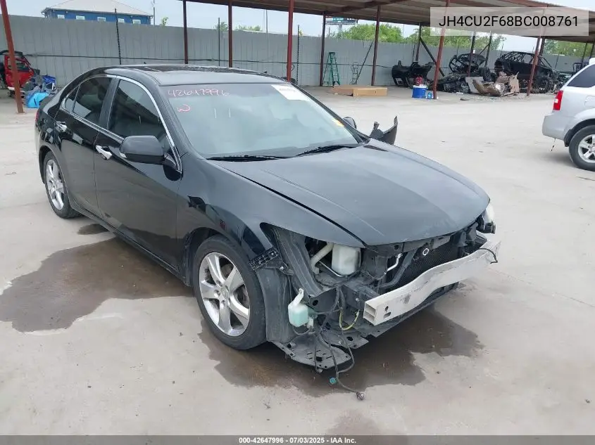 2011 Acura Tsx 2.4 VIN: JH4CU2F68BC008761 Lot: 42647996