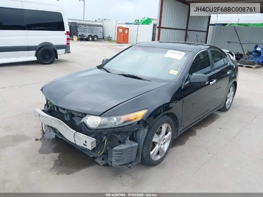 2011 Acura Tsx 2.4 VIN: JH4CU2F68BC008761 Lot: 42647996