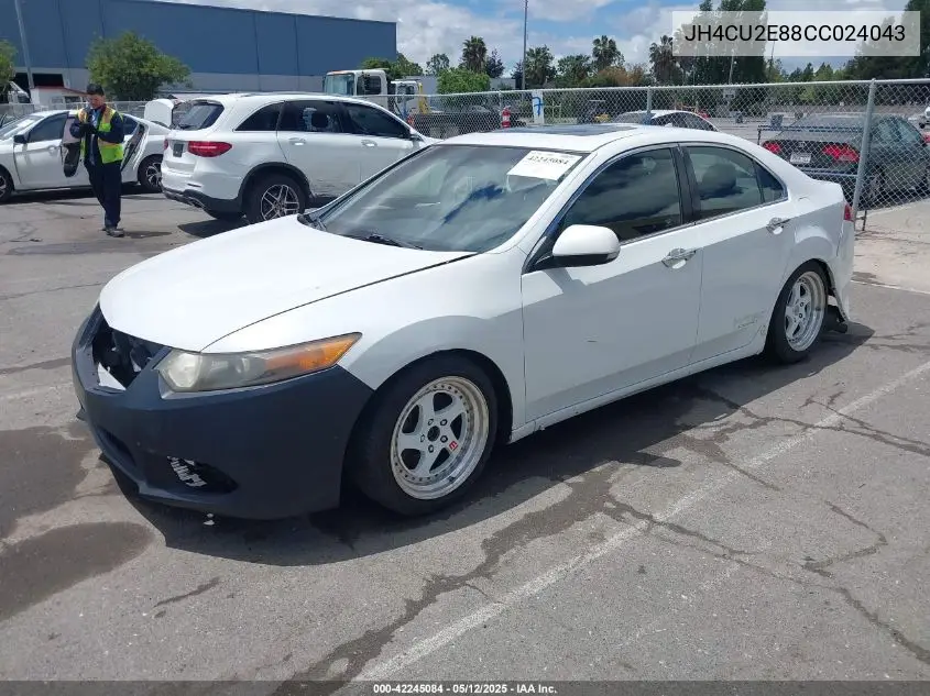 2012 Acura Tsx 2.4 VIN: JH4CU2E88CC024043 Lot: 42245084