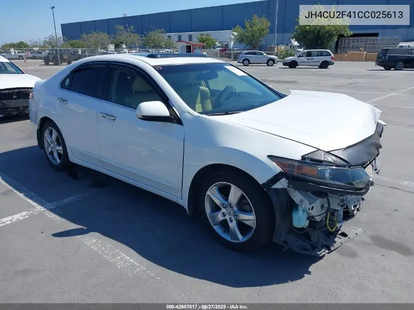 2012 Acura Tsx 2.4 VIN: JH4CU2F41CC025613 Lot: 42607817