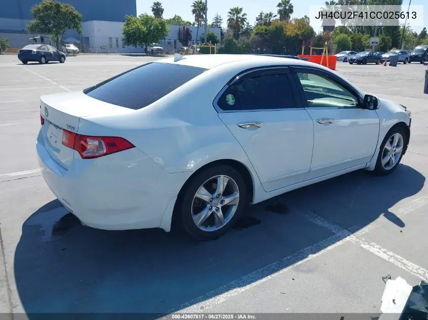 2012 Acura Tsx 2.4 VIN: JH4CU2F41CC025613 Lot: 42607817