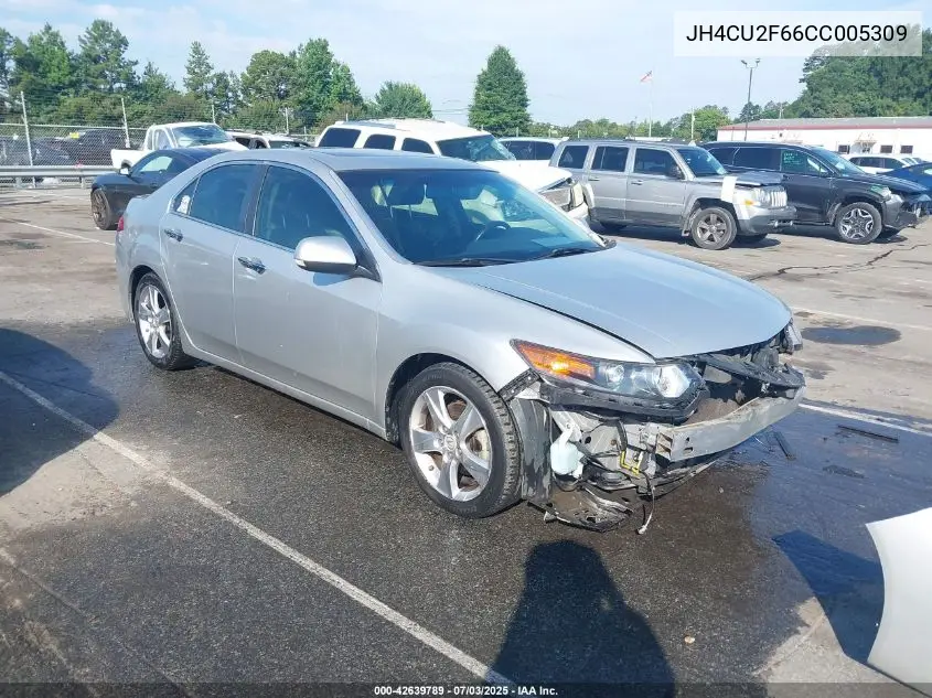 2012 Acura Tsx 2.4 VIN: JH4CU2F66CC005309 Lot: 42639789