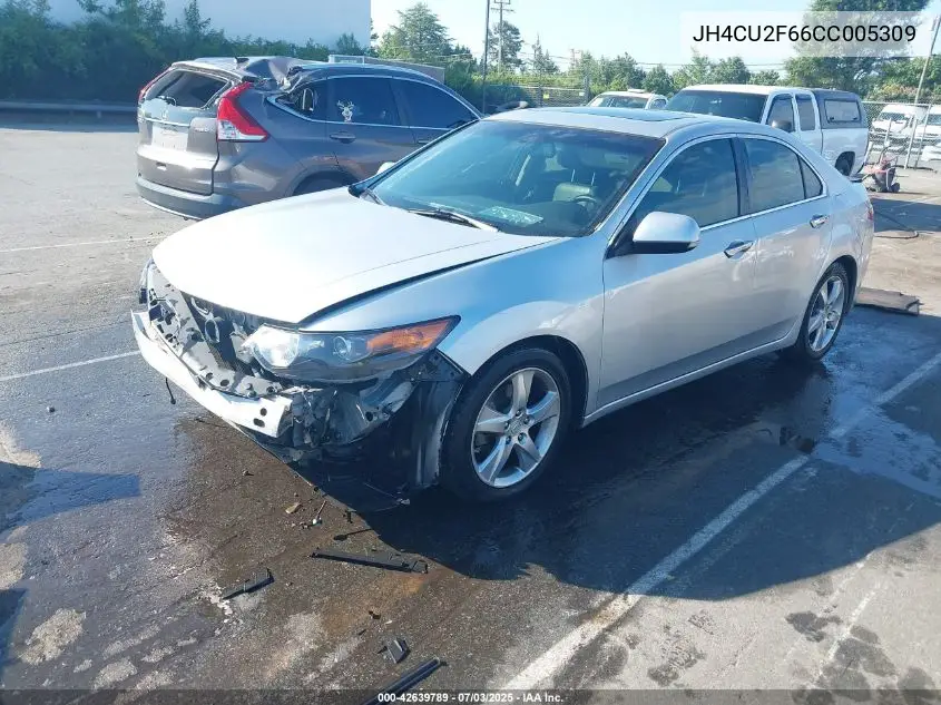 2012 Acura Tsx 2.4 VIN: JH4CU2F66CC005309 Lot: 42639789