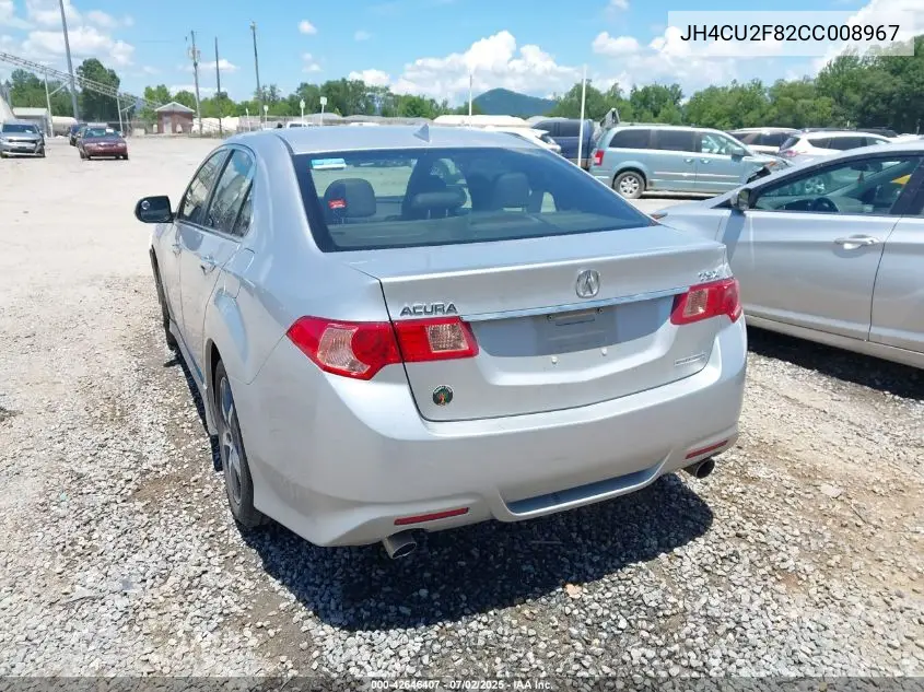 2012 Acura Tsx Se VIN: JH4CU2F82CC008967 Lot: 42646407