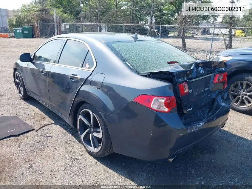 2012 Acura Tsx 2.4 VIN: JH4CU2F60CC002311 Lot: 42651233