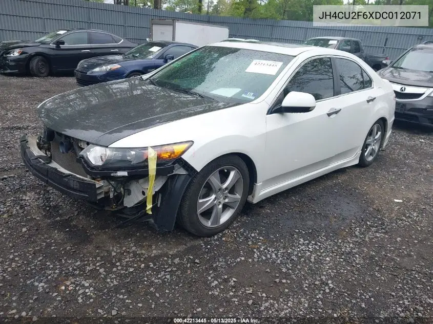 2013 Acura Tsx 2.4 VIN: JH4CU2F6XDC012071 Lot: 42213445