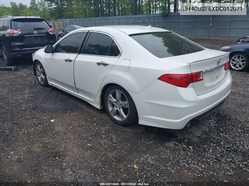 2013 Acura Tsx 2.4 VIN: JH4CU2F6XDC012071 Lot: 42213445