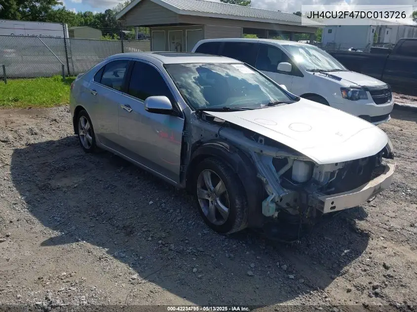 2013 Acura Tsx 2.4 VIN: JH4CU2F47DC013726 Lot: 42234795