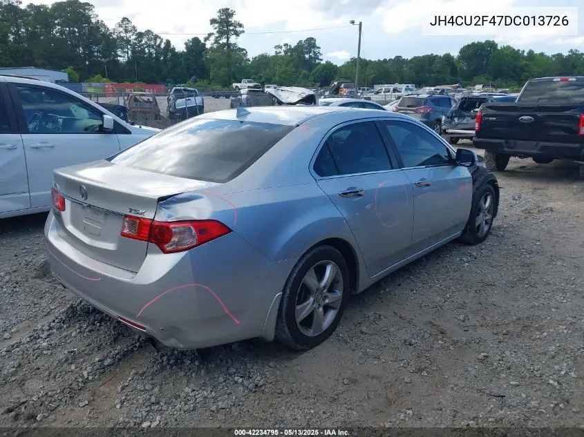 2013 Acura Tsx 2.4 VIN: JH4CU2F47DC013726 Lot: 42234795