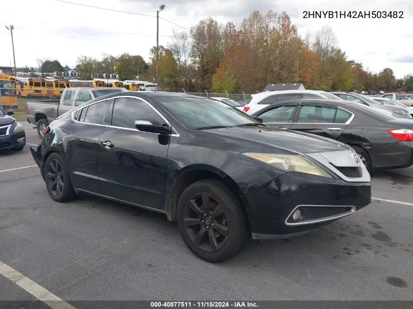 2010 Acura Zdx VIN: 2HNYB1H42AH503482 Lot: 40877511