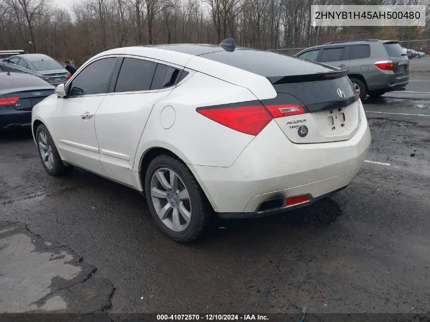 2010 Acura Zdx VIN: 2HNYB1H45AH500480 Lot: 41072570