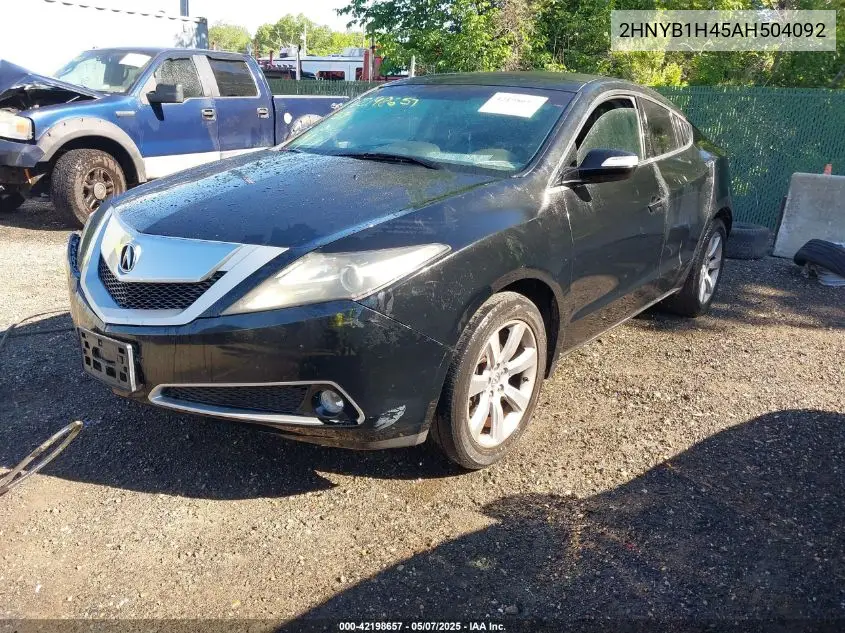 2010 Acura Zdx VIN: 2HNYB1H45AH504092 Lot: 42198657
