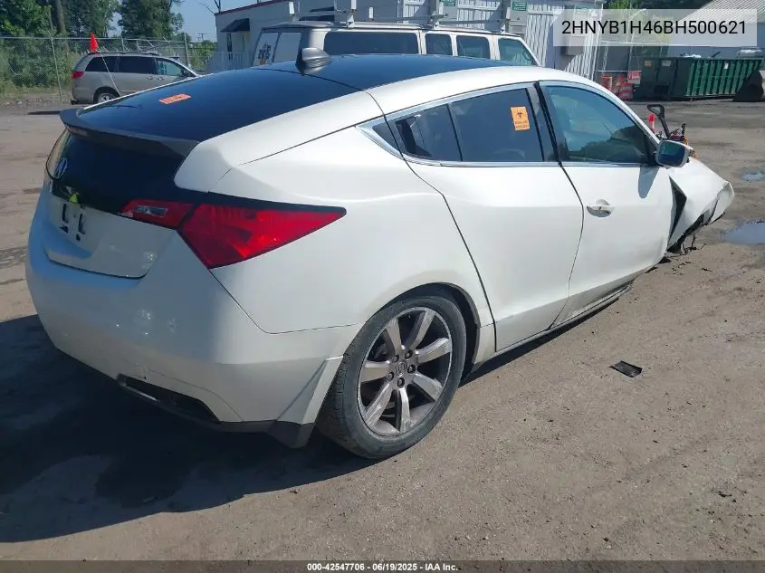 2011 Acura Zdx VIN: 2HNYB1H46BH500621 Lot: 42547706