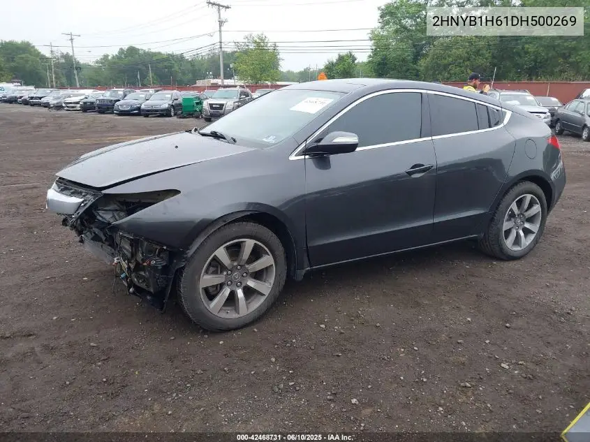 2013 Acura Zdx VIN: 2HNYB1H61DH500269 Lot: 42468731
