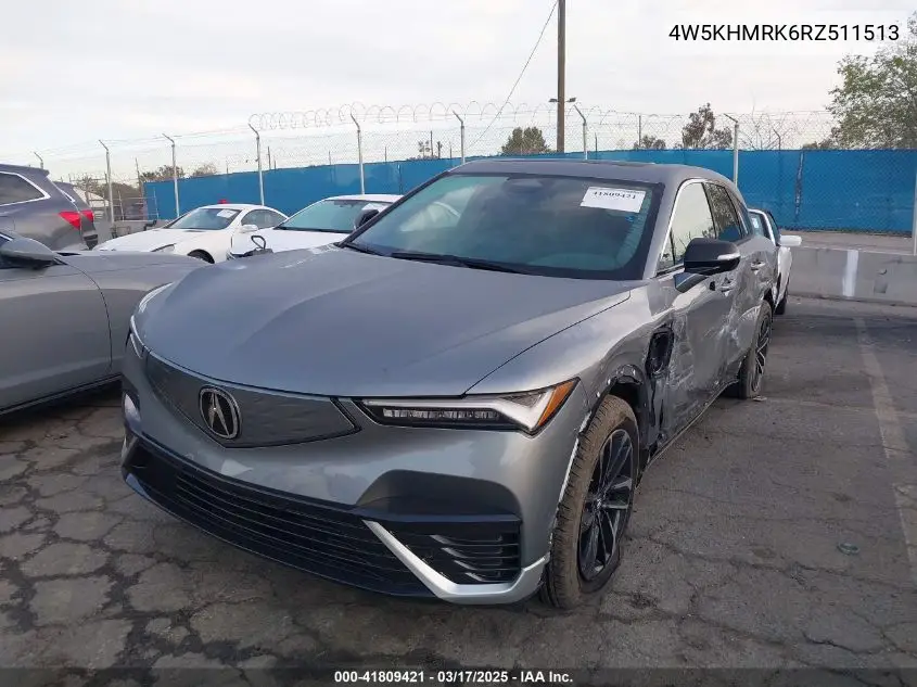 2024 Acura Zdx A-Spec VIN: 4W5KHMRK6RZ511513 Lot: 41809421