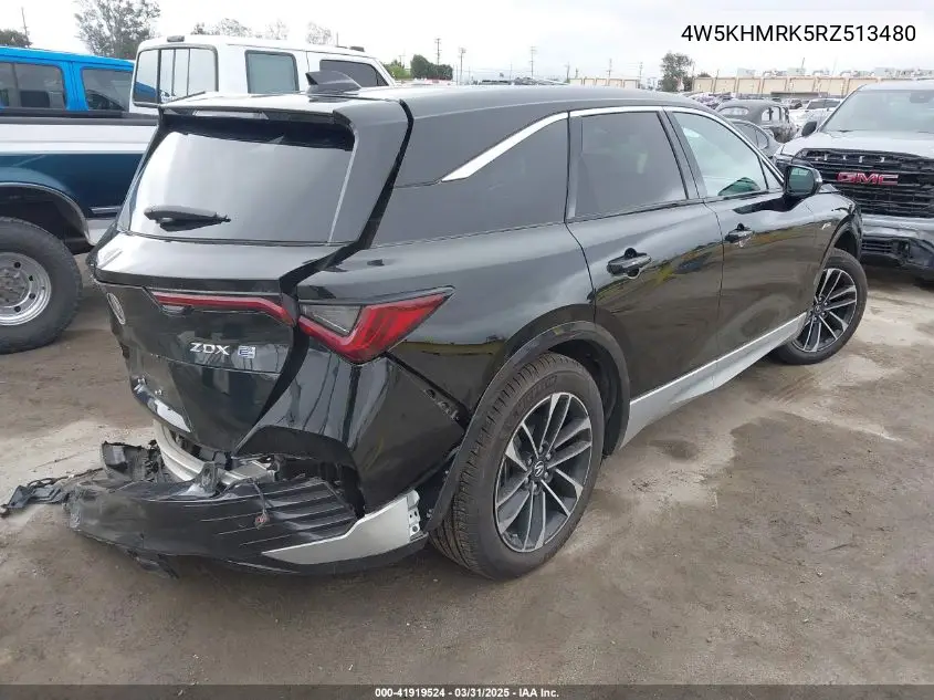 2024 Acura Zdx A-Spec VIN: 4W5KHMRK5RZ513480 Lot: 41919524