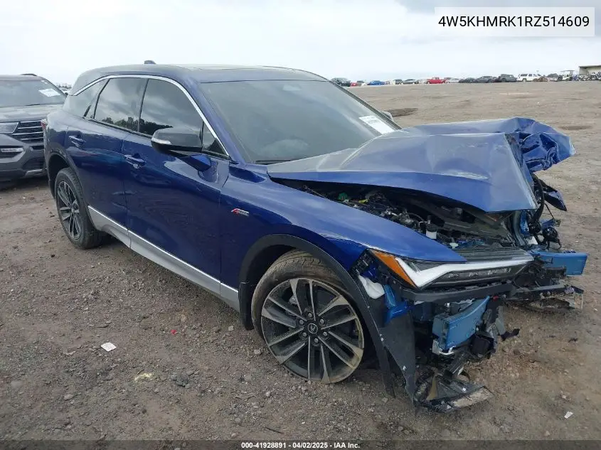 2024 Acura Zdx A-Spec VIN: 4W5KHMRK1RZ514609 Lot: 41928891