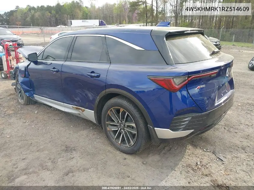 2024 Acura Zdx A-Spec VIN: 4W5KHMRK1RZ514609 Lot: 41928891
