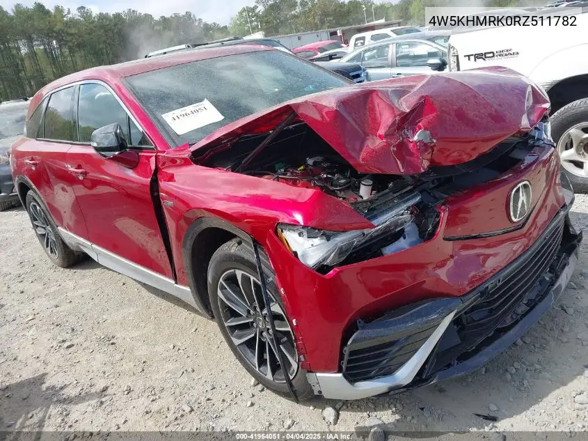 2024 Acura Zdx A-Spec VIN: 4W5KHMRK0RZ511782 Lot: 41964051