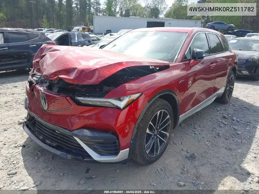 2024 Acura Zdx A-Spec VIN: 4W5KHMRK0RZ511782 Lot: 41964051