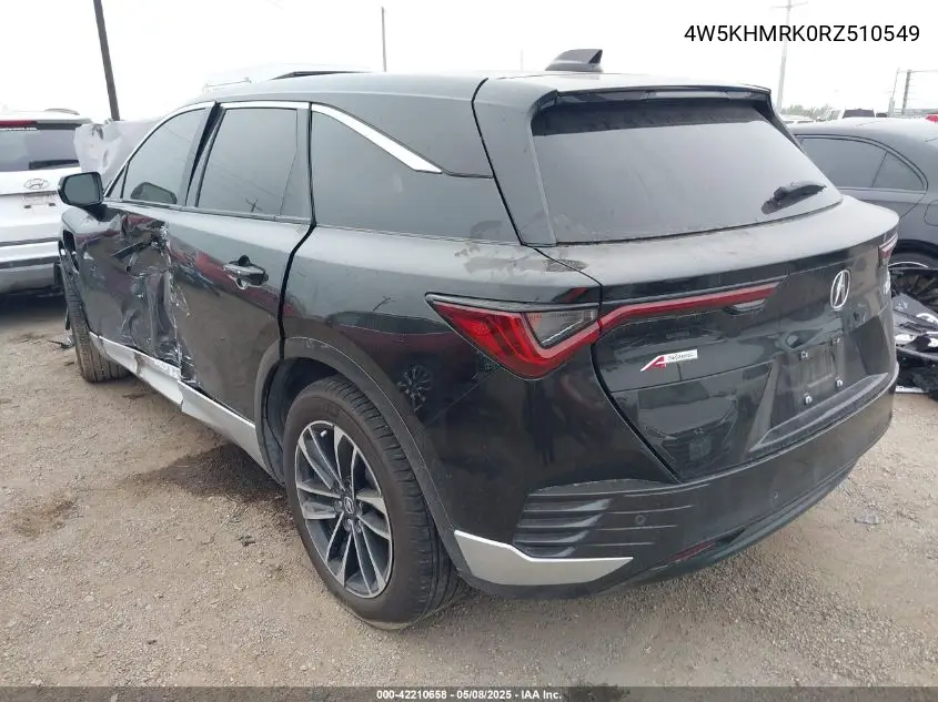 2024 Acura Zdx A-Spec VIN: 4W5KHMRK0RZ510549 Lot: 42210658