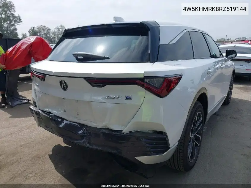 2024 Acura Zdx A-Spec VIN: 4W5KHMRK8RZ519144 Lot: 42365751