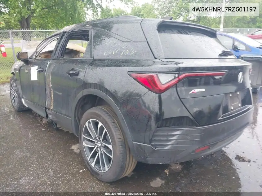 2024 Acura Zdx A-Spec VIN: 4W5KHNRL7RZ501197 Lot: 42370453