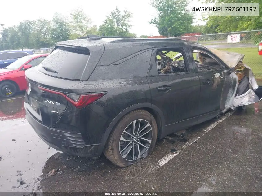 2024 Acura Zdx A-Spec VIN: 4W5KHNRL7RZ501197 Lot: 42370453