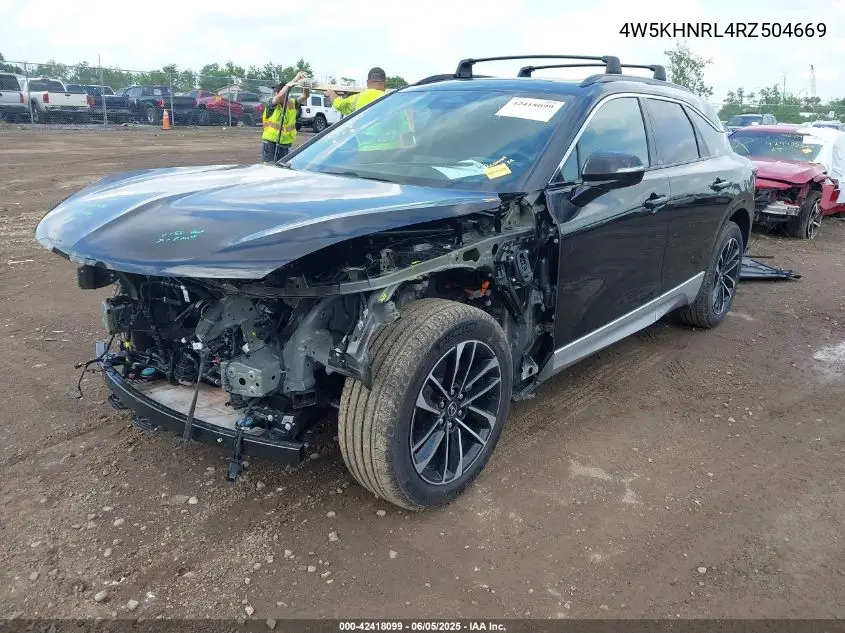 2024 Acura Zdx A-Spec VIN: 4W5KHNRL4RZ504669 Lot: 42418099