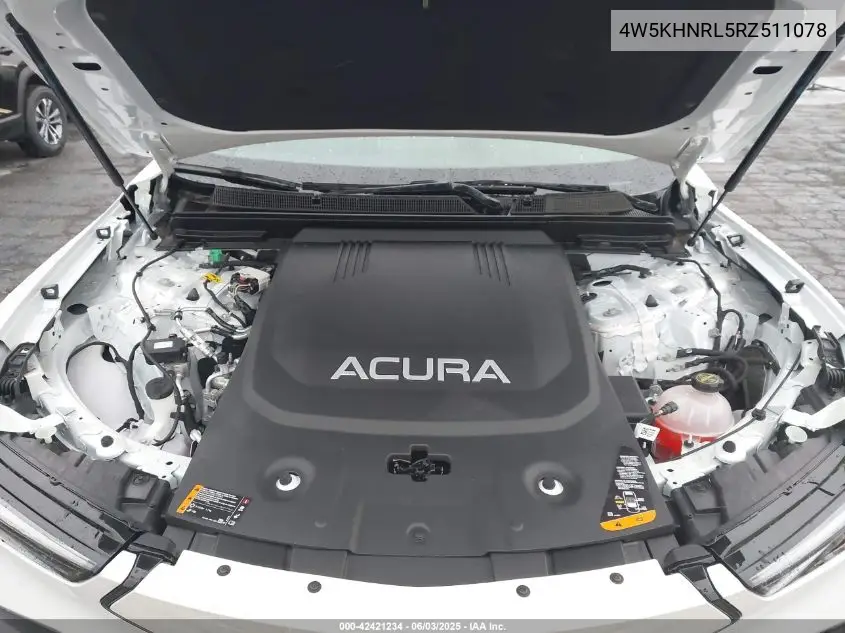 2024 Acura Zdx A-Spec VIN: 4W5KHNRL5RZ511078 Lot: 42421234