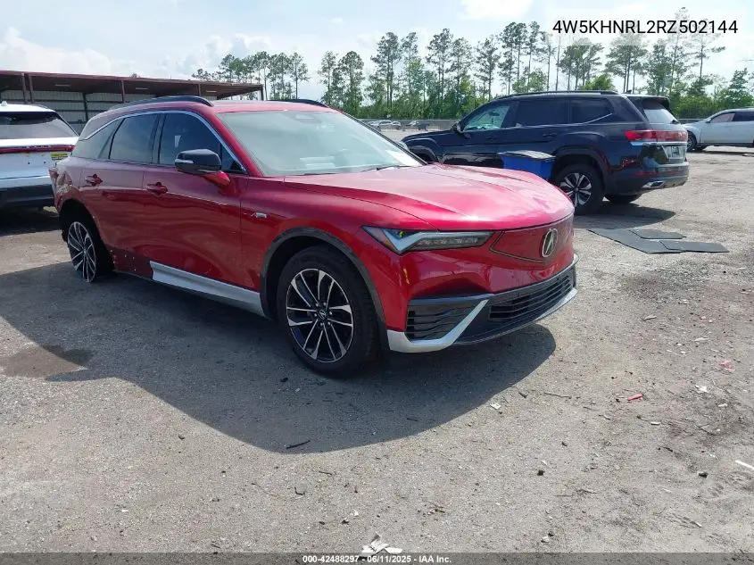 2024 Acura Zdx A-Spec VIN: 4W5KHNRL2RZ502144 Lot: 42488297