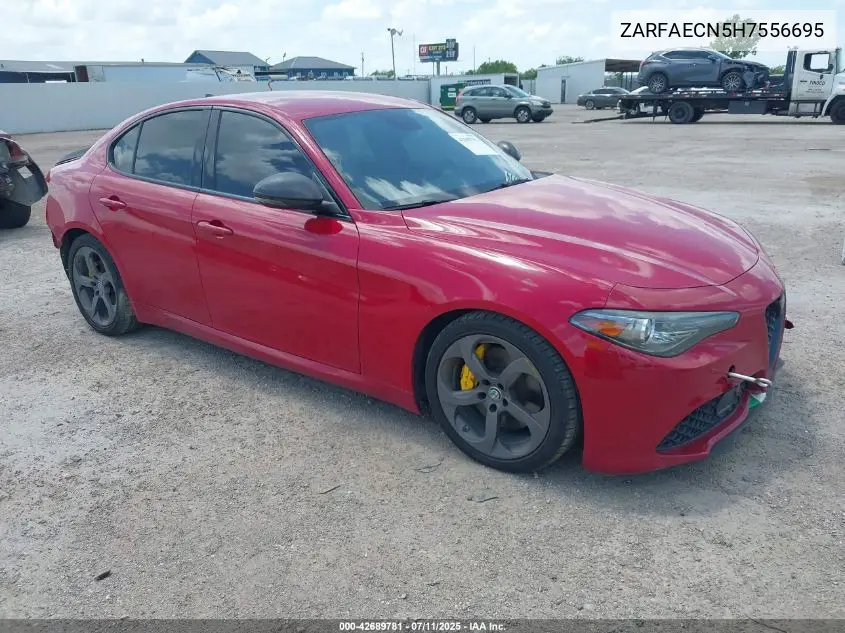 2017 Alfa Romeo Giulia Ti Rwd VIN: ZARFAECN5H7556695 Lot: 42689781