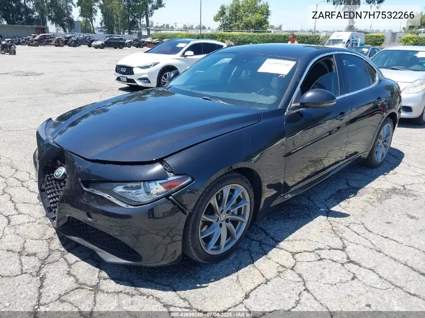 2017 Alfa Romeo Giulia Awd VIN: ZARFAEDN7H7532266 Lot: 42699240