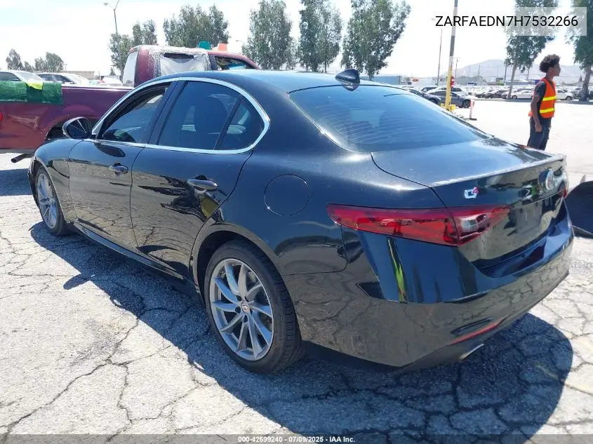 2017 Alfa Romeo Giulia Awd VIN: ZARFAEDN7H7532266 Lot: 42699240