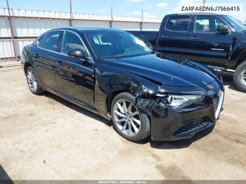 2018 Alfa Romeo Giulia Awd VIN: ZARFAEDN6J7566415 Lot: 42173243