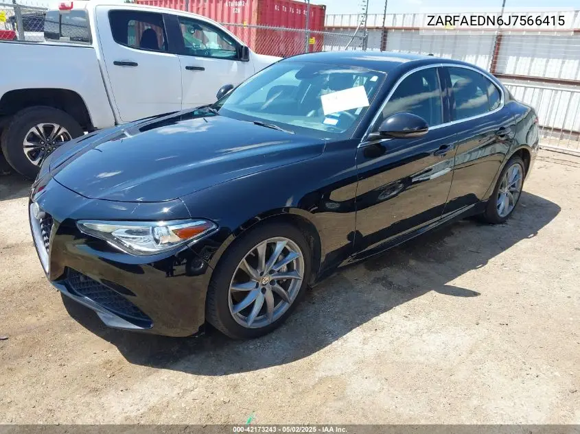 2018 Alfa Romeo Giulia Awd VIN: ZARFAEDN6J7566415 Lot: 42173243