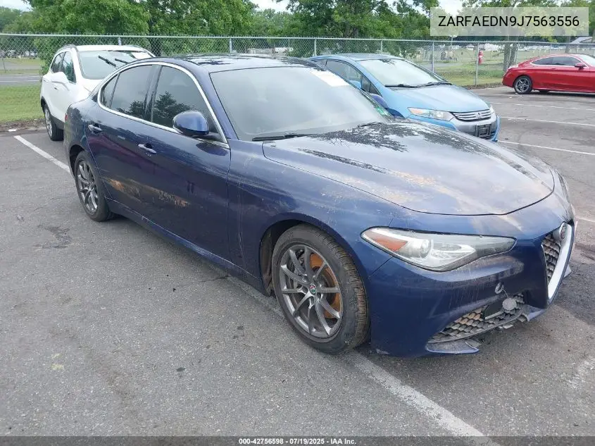 2018 Alfa Romeo Giulia Awd VIN: ZARFAEDN9J7563556 Lot: 42756598