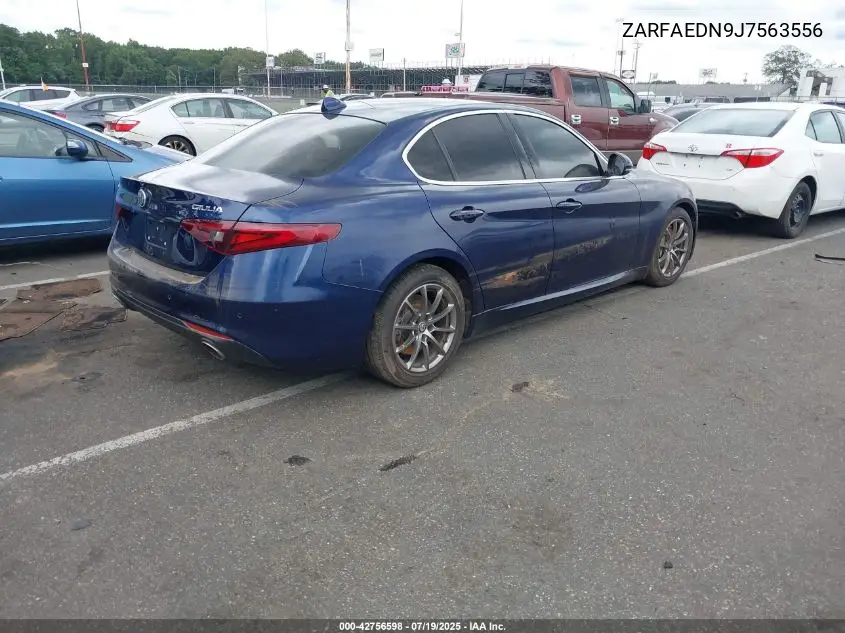 2018 Alfa Romeo Giulia Awd VIN: ZARFAEDN9J7563556 Lot: 42756598