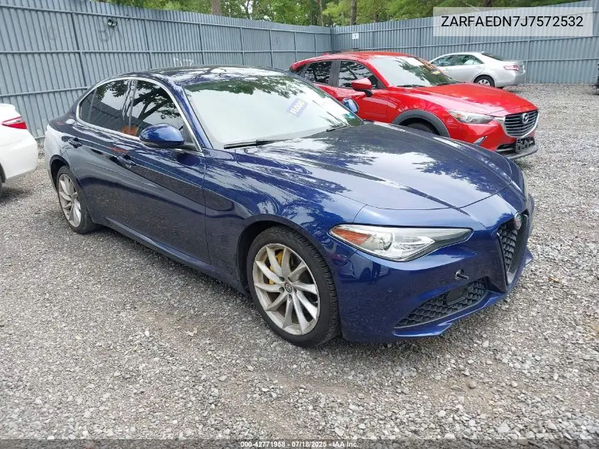 2018 Alfa Romeo Giulia Awd VIN: ZARFAEDN7J7572532 Lot: 42771958