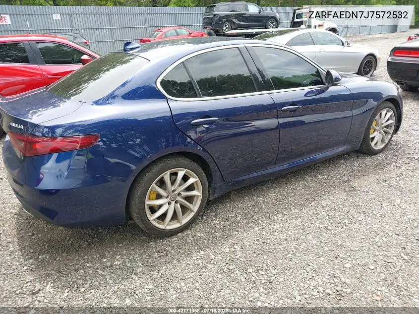 2018 Alfa Romeo Giulia Awd VIN: ZARFAEDN7J7572532 Lot: 42771958