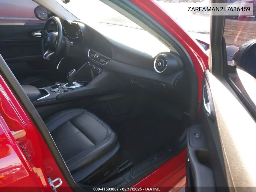 2020 Alfa Romeo Giulia Rwd VIN: ZARFAMAN2L7636459 Lot: 41593087